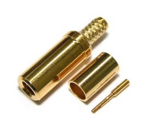 SSMB Plug Crimp RG174 Gold